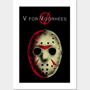 V for Voorhees Posters and Art